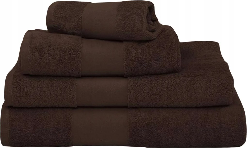 Frottír törölköző Pamut 450g 50 Szín 70x140 Csokoládé