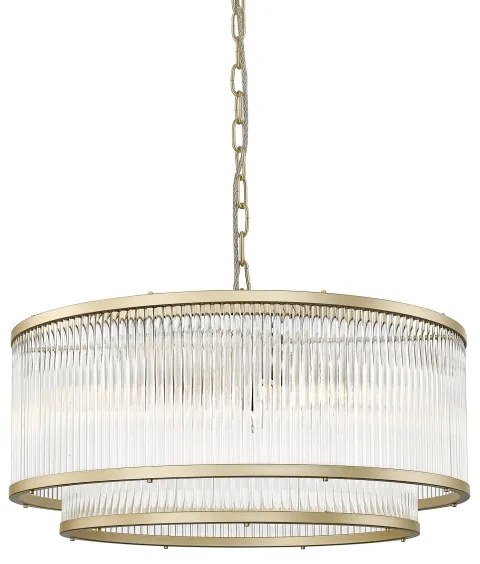 Zuma Line P0528-06H-V6AC - Csillár láncon SERGIO 6xE14/60W/230V arany