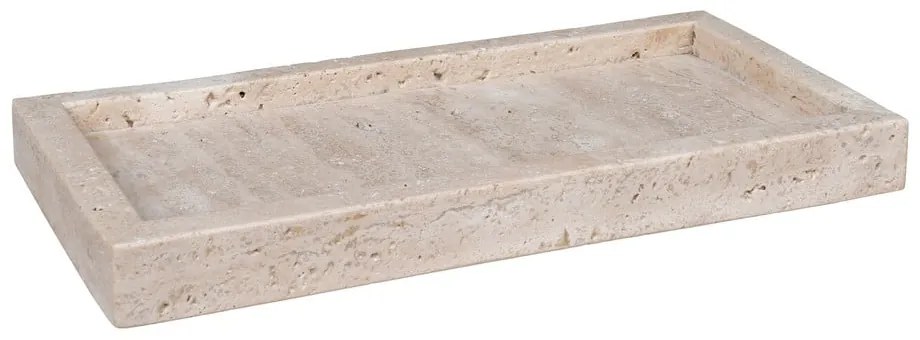 Kő dekoratív tálca 15x30,5 cm Travertine – House Nordic