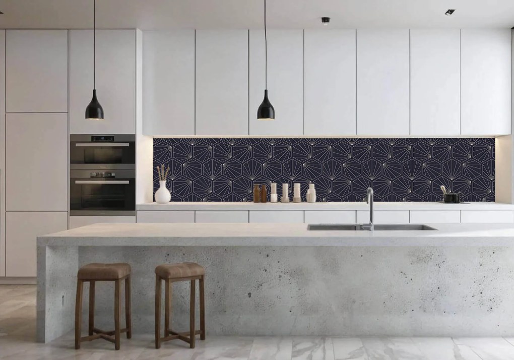 Wallplex konyhahátfal Art Deco (Méret: 60x120)