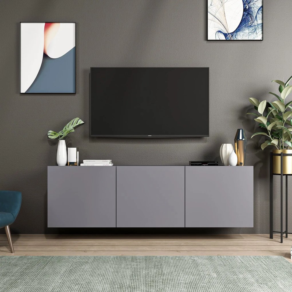 TV asztal/szekrény Whity (antracit). 1067111