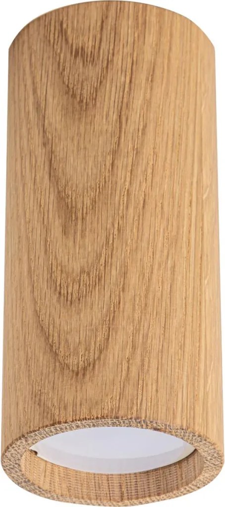 ZUMA LINE 3100103 OAK Hengeres Mennyezeti Lámpa Faipari GU10 IP20