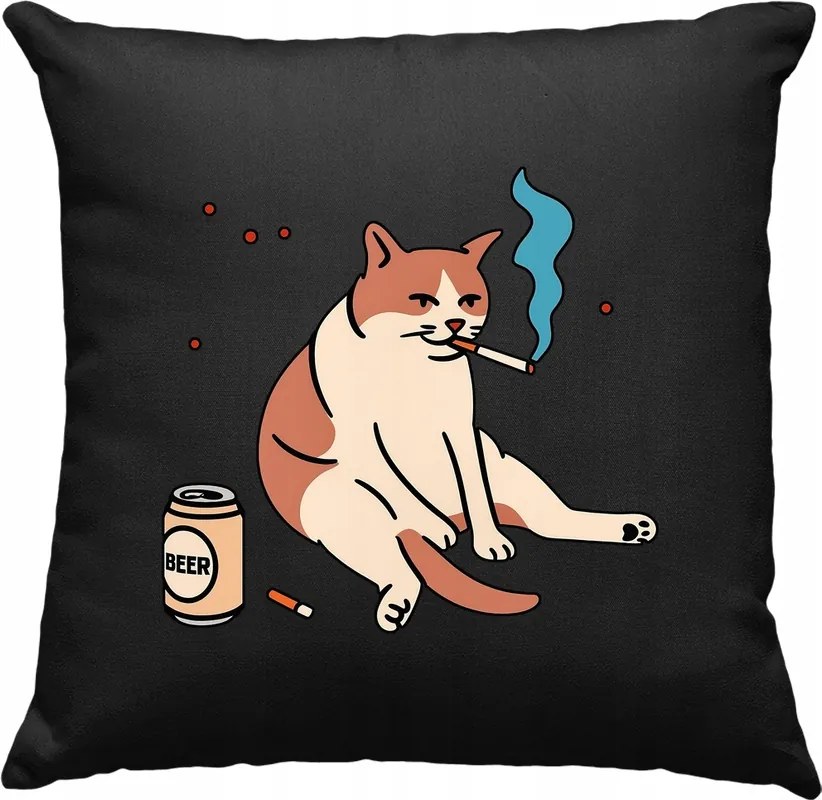 Macska párna cica depresszió munka fekete