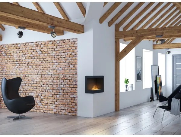 InFire - Sarok BIO kandalló 45x60 cm 3kW fekete