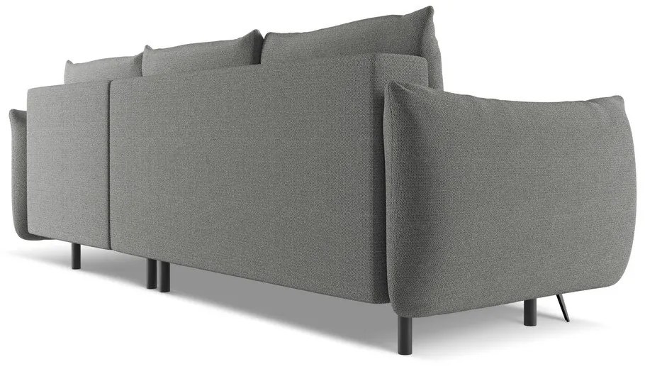 Világosszürke sarokkanapé (jobb oldali) Malie – Makamii