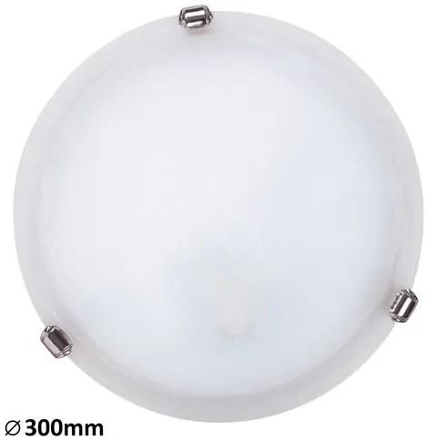 RÁBALUX 3202 ALABASTRO Ufo Lámpa Fehér Alabástrom Üveg E27 IP20
