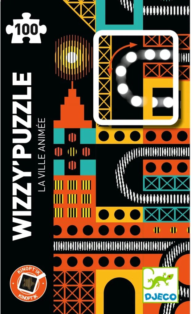 Varázs puzzle - Városi nyüzsgés, 100 db-os - The lively city