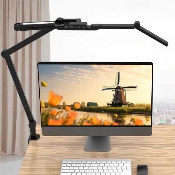 Brilagi - LED Dimmelhető flexibilis asztali lámpa VARIO LED/24W/230V 3000-6500K fekete