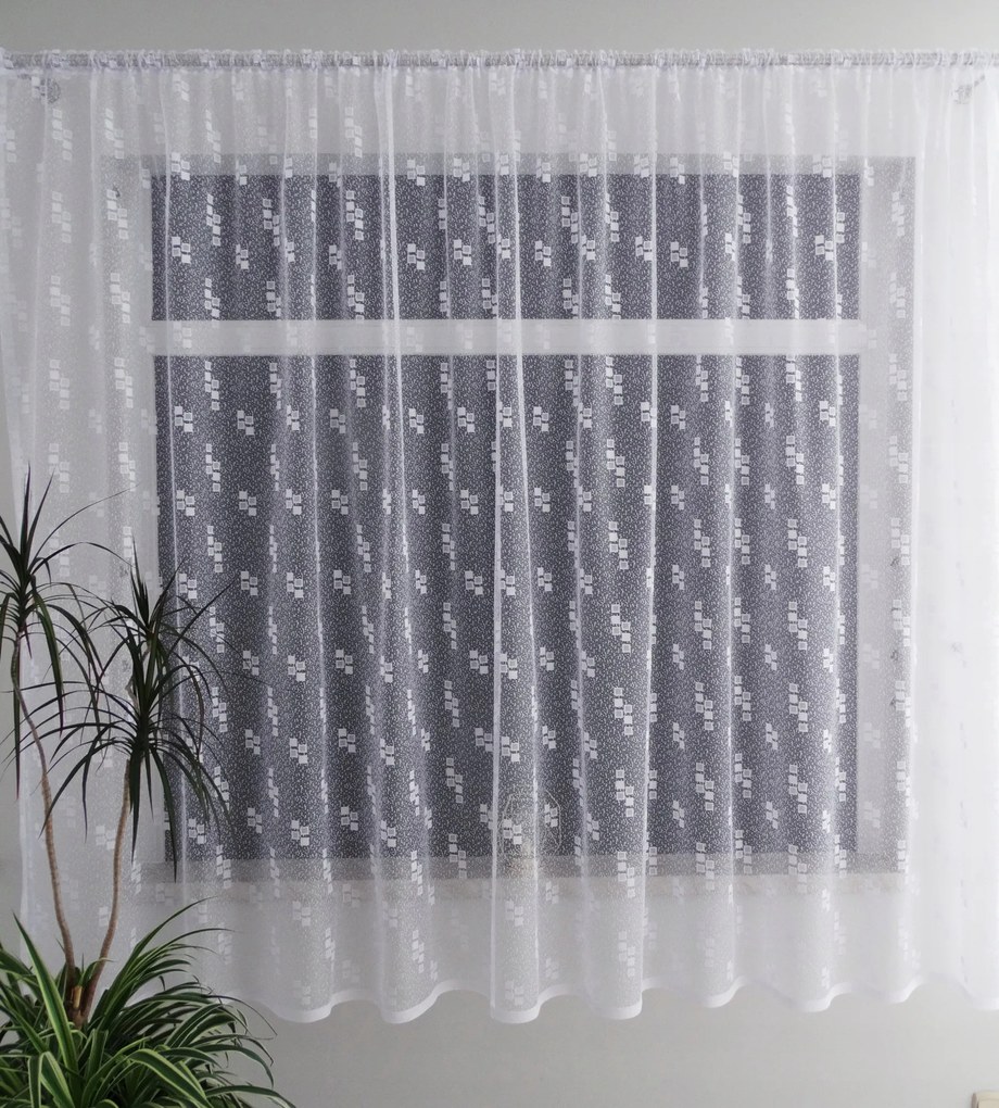 Mg Függöny 22839 Fehér 350x205cm készre szerelve M-es alagúttal