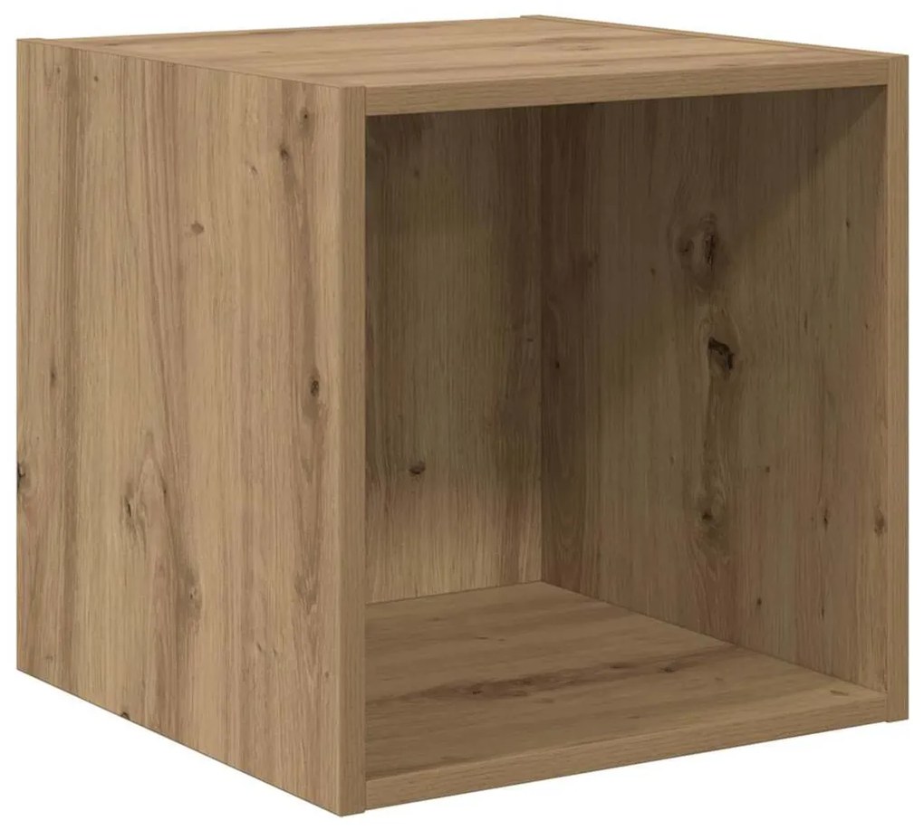 Fali Szekrény 2 pcs kézműves tölgy 37 x 37 x 37 cm Faanyag