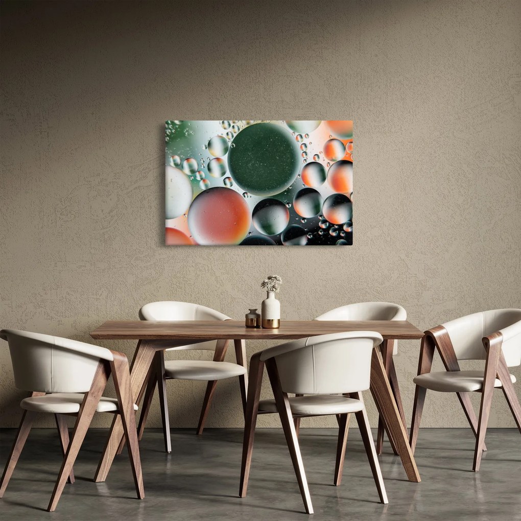 Absztrakt kép - buborékok (90x60 cm)