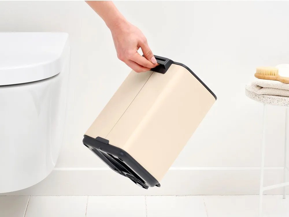 Bézs acél pedálos szemetes 4 l Bo – Brabantia