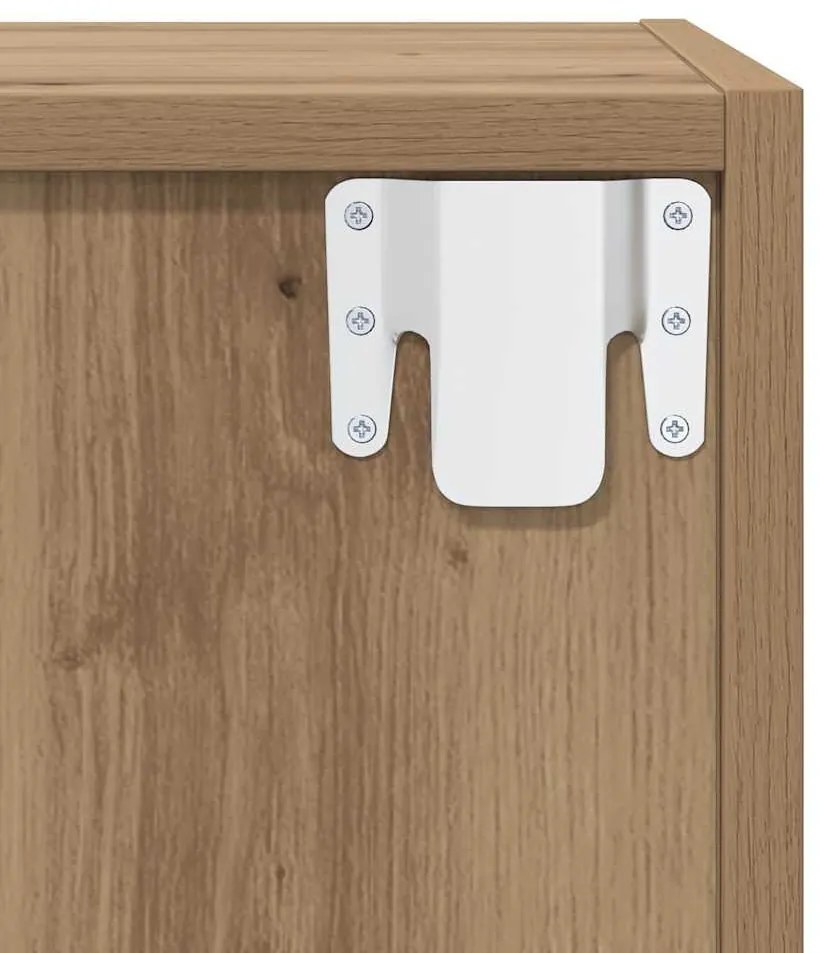 TV szekrény garnitúra 2 pcs kézműves tölgy 37 x 37 x 142.5 cm