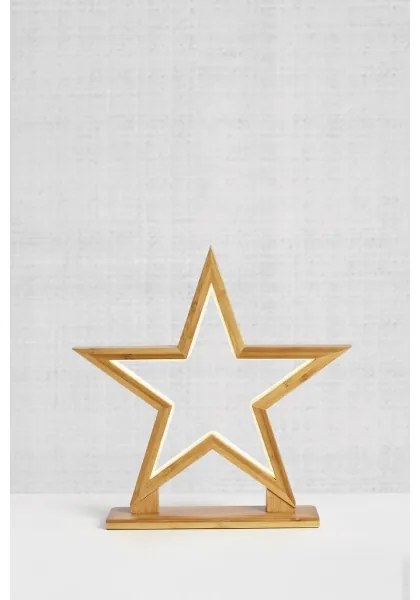 Markslöjd 704993 - LED karácsonyi dekoráció BOBO LED/2,6W/230V bambusz