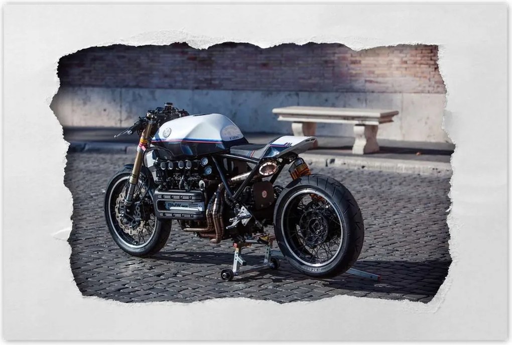 Poszterek 60x40 Klasszikus motorkerékpár Motor