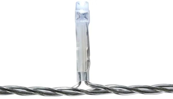 Nedis CLLC360C - LED Kültéri karácsonyi függöny 360xLED/7 funkciós 14m IP44 hideg fehér