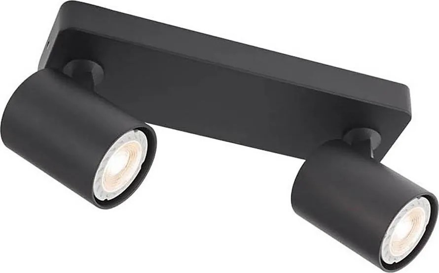 Redo 04-470 - CAMEO irányítható spotlámpa 2xGU10/35W/230V fekete