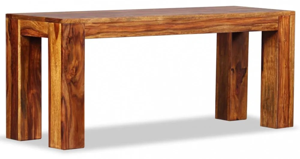 tömör kelet-indiai rózsafa pad 110 x 35 x 45 cm