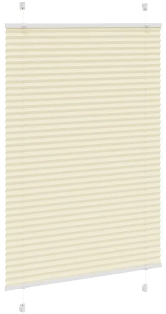 pliszírozott redőny krém 90x100 cm szövetszélesség 89,4 cm