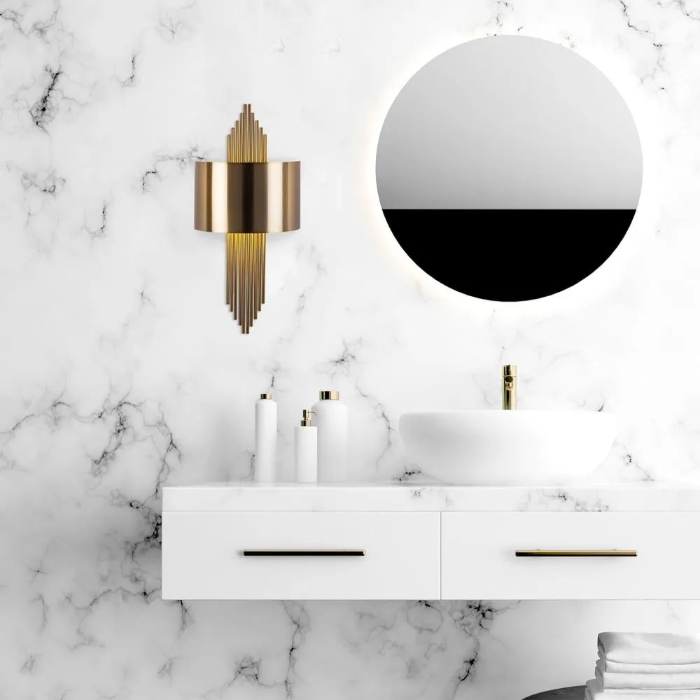 Aranyszínű fali lámpa Rayi – Opviq lights