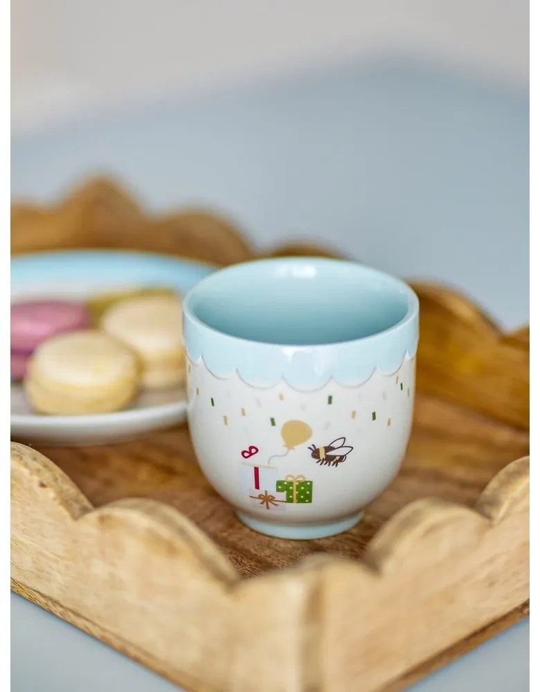 Kék-krémszínű kőedény gyerek bögre 150 ml Celebrate – Bloomingville Mini