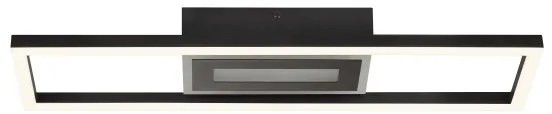 Brilliant-LED RGBW Dimmelhető mennyezeti lámpatest BESSON LED/20W/230V 3000-6500K fekete + távirányító