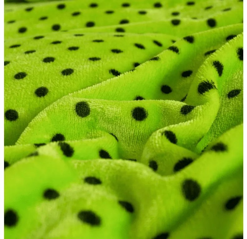 Mikroplüss ágyneműhuzat COLAM zöld Ágyneműhuzat mérete: 70 x 90 cm | 140 x 200 cm