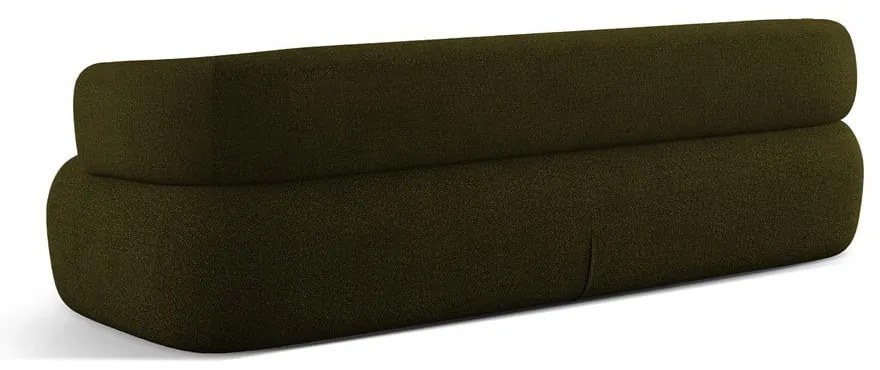 Zöld buklé kanapé 226 cm Jenny – Micadoni Home