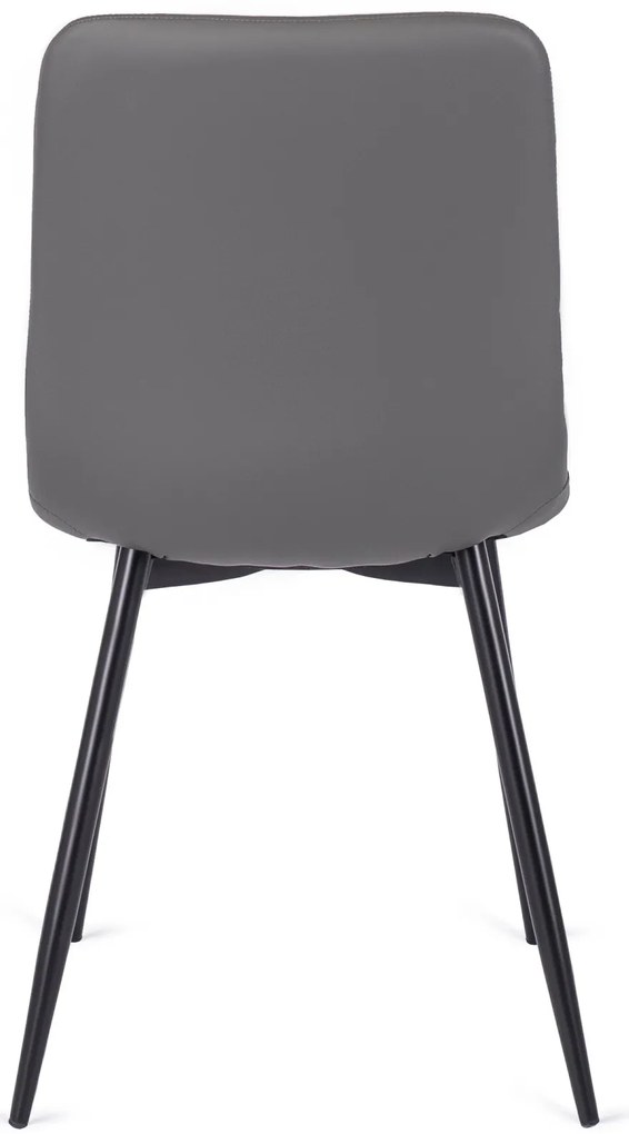 Szürke Eco-bőr Étkezőszék. BILI