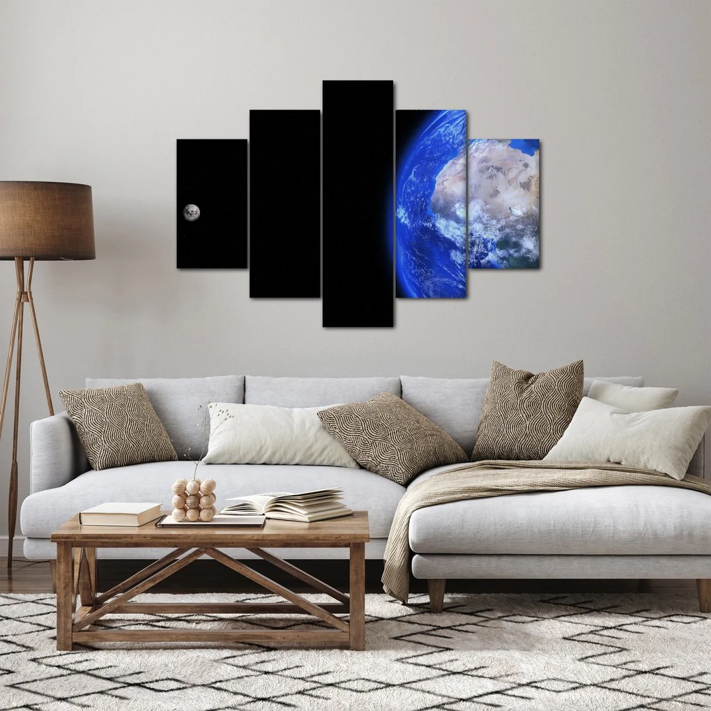 A Hold és a Föld képe (150x105 cm)