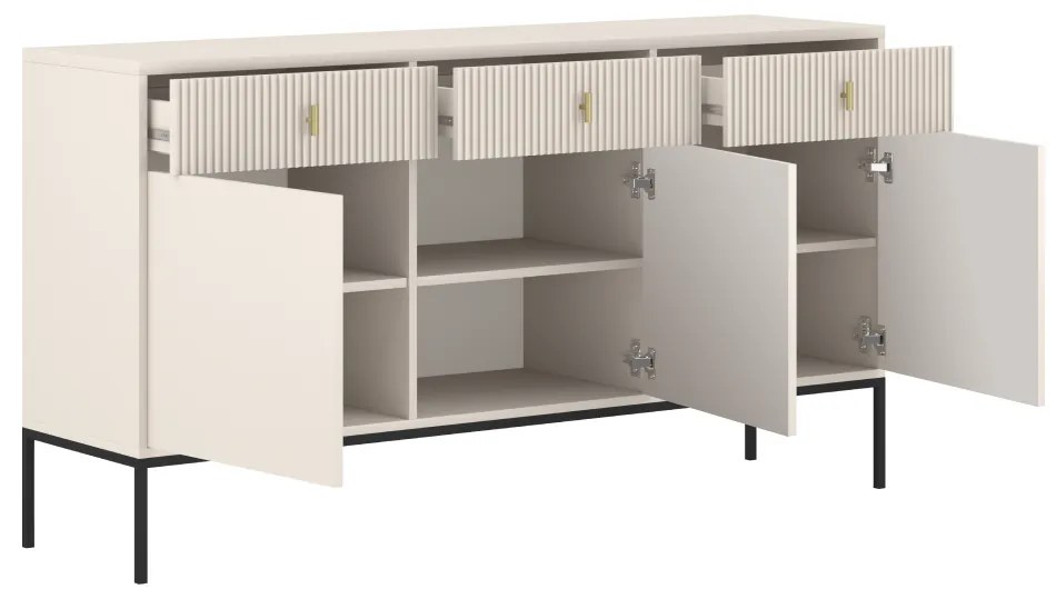 MAGIRA 3D3S komód, krém