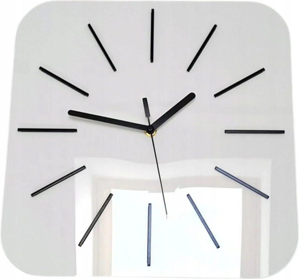 Hipnotic Akril Falióra 30cm Fehér Kerek Kvarc