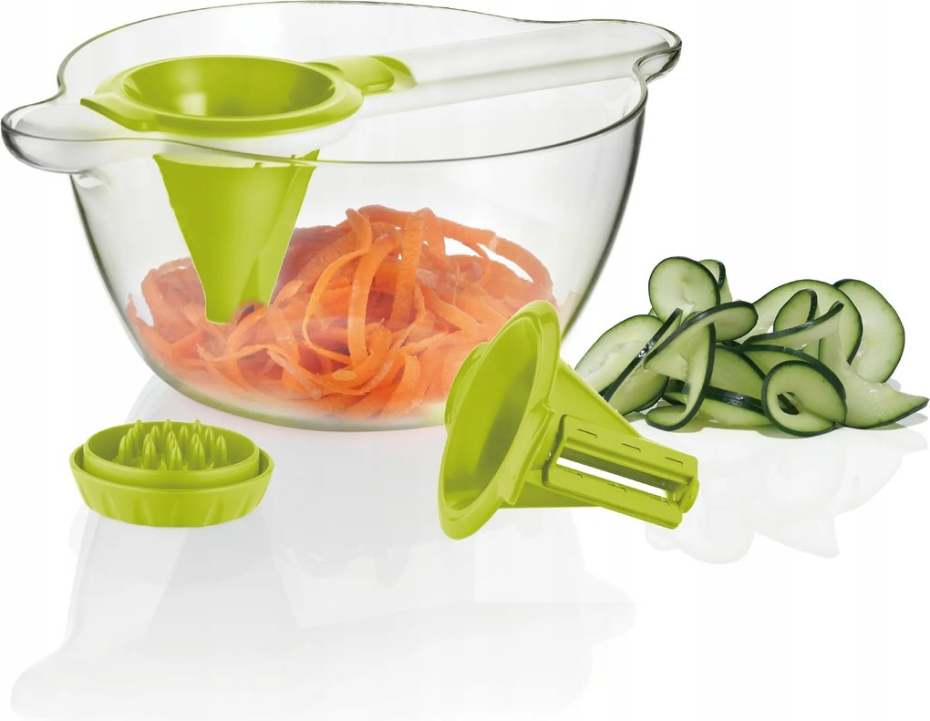 Szeletelőgép Spirál Szeletelőgép Spirálozó Zöldség Reszelő 1072