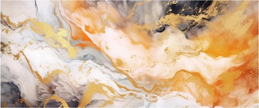 Kép - Márványozott háttér (120x50 cm)