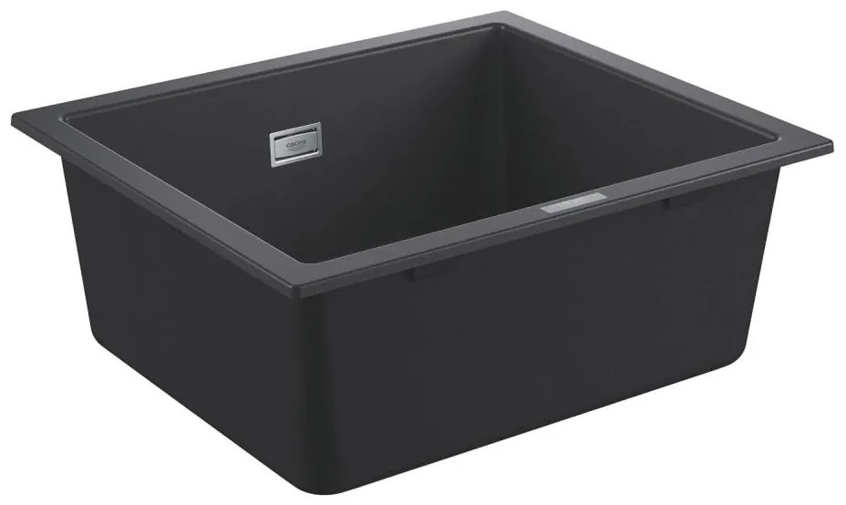 GROHE 31654AP0 - K700U mosogató 533 × 457 mm fekete gránit/fekete