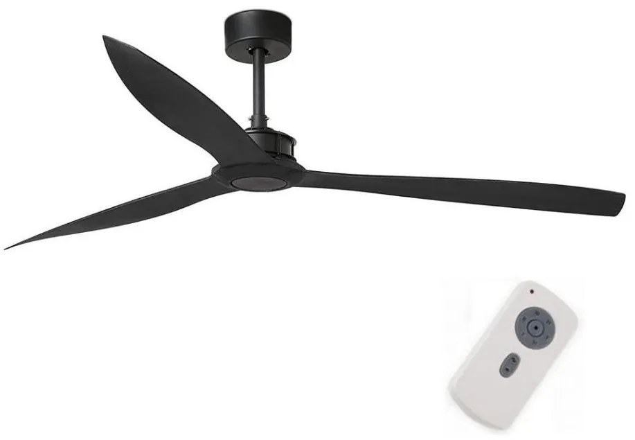 FARO 33432 - Mennyezeti ventilátor JUST FAN XL átm. 178 cm fekete + távirányítás