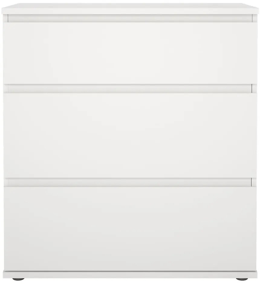 Fehér alacsony komód 77x84 cm Nova – Tvilum