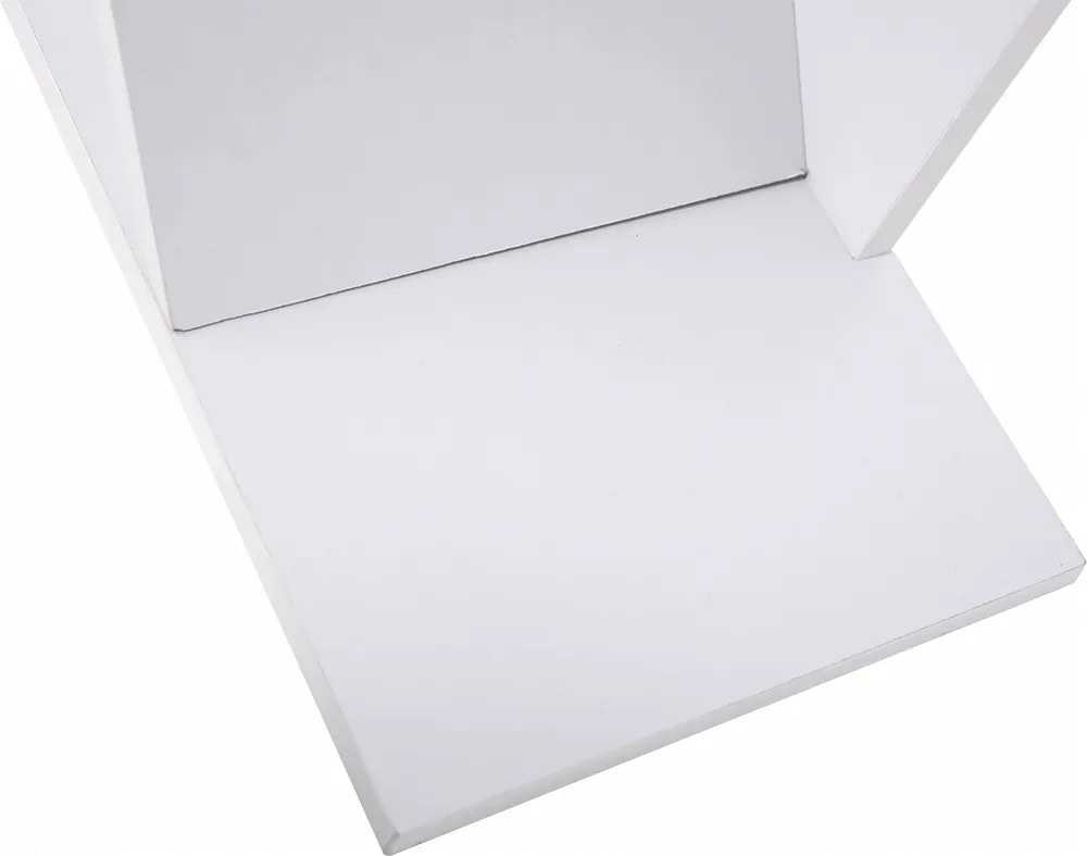 Könyvespolc, fehér, BAKI NEW TYP 2