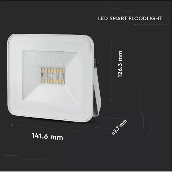LED Intelligens dimmelhető RGB reflektor LED/20W/230V IP65 fehér
