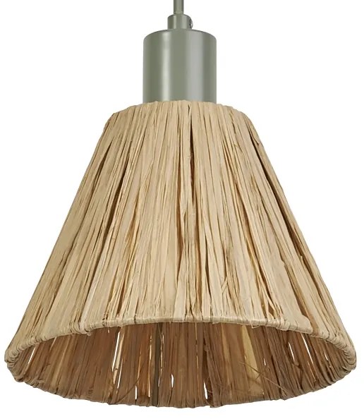 Ledvance - Csillár zsinóron DECOR RAFFIA 1xE27/15W/230V raffia háncs