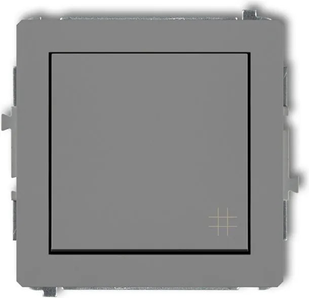 Karlik Deco Keresztcsatlakozó Szürke Matt 27DWP-6