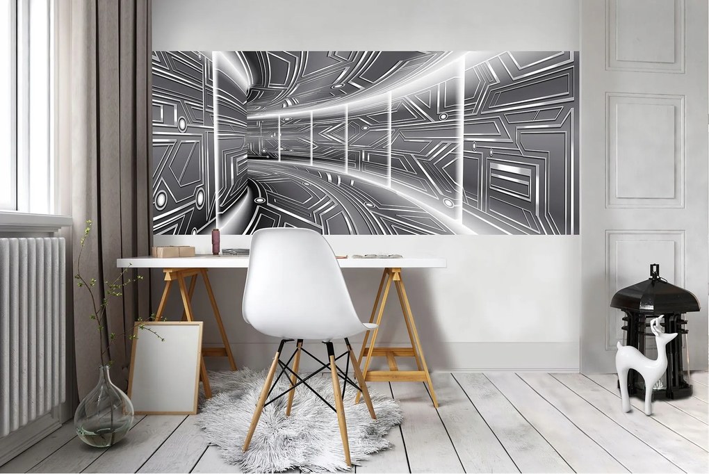 Flizelin fotótapéta Alagút geometrikus modern design 250x104 +ragasztó