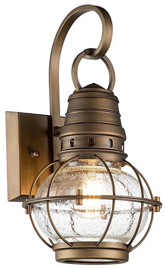 Kichler KL-BRIDGEPOINT-S-NBR - Kültéri lámpatest BRIDGEPOINT 1xE27/60W/230V IP44