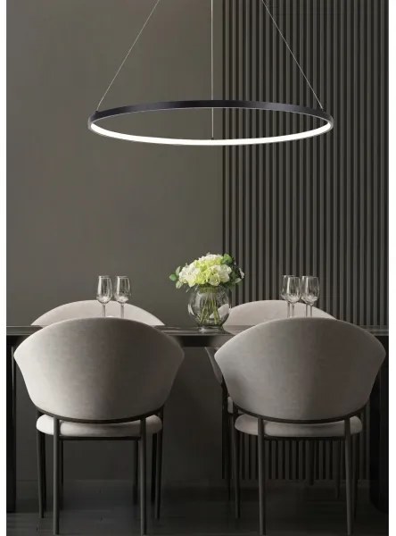 Zuma Line 2023201-BK80 - LED csillár kábellel BRENO LED/36W/230V 3000/4000/6000K