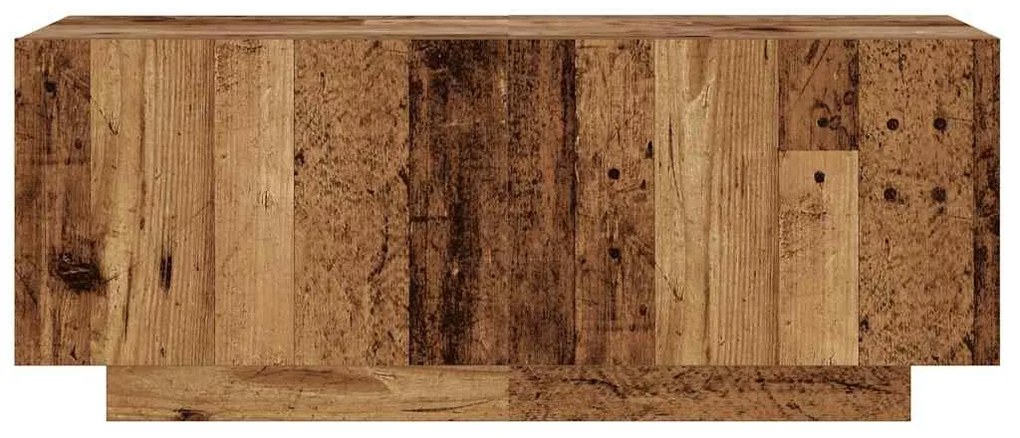 antik hatású szerelt fa TV-szekrény 100 x 35 x 40 cm
