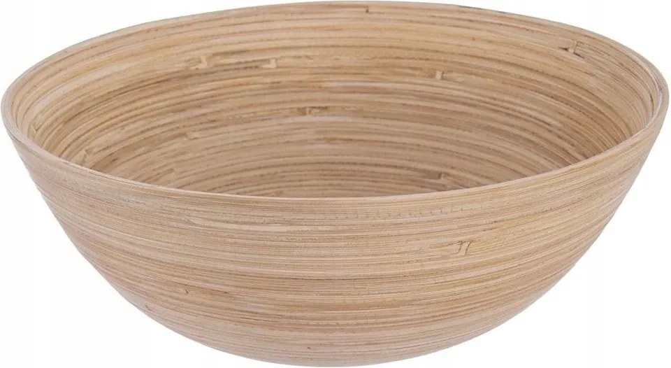 Bambusz tál Natúr Orion 25 cm Dekoratív Száraz Termékekhez