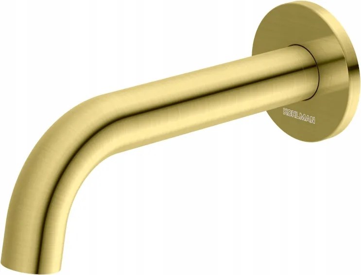 Vízkifolyó 20cm Kohlman Brushed Gold szálcsiszolt arany QW230AGDB