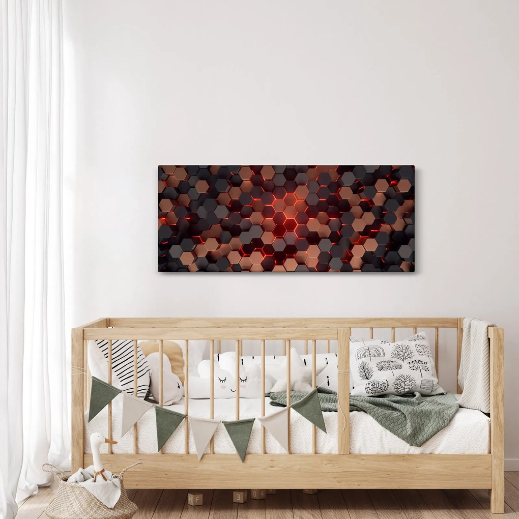 Kép - Futurisztikus absztrakció (120x50 cm)