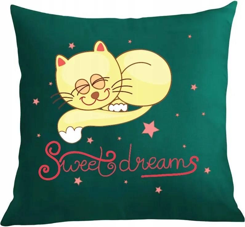 Párna párnahuzat Sweet Dreams Cica