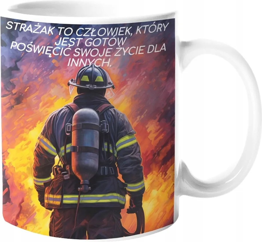 Tűzoltó Bögre Ajándék Tűzoltó -tűzoltó Az Ember, Aki 330ml.
